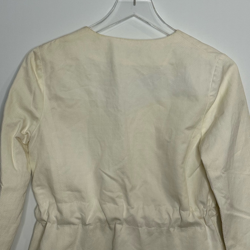 Theory Cream Collarless Jacket - image 6